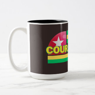 Mutige togoische Schülerinnen und Schüler Tasse