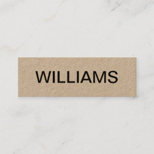 Mutige unbedeutende moderne Visitenkarte