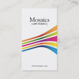 Mutige und moderne Künstler-Visitenkarten Visitenkarte