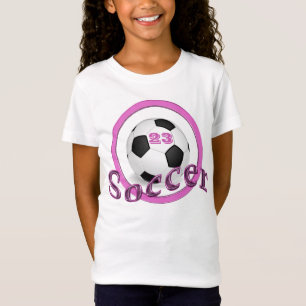 Mutige und niedliche Fußball-T-Shirts für Mädch T-Shirt