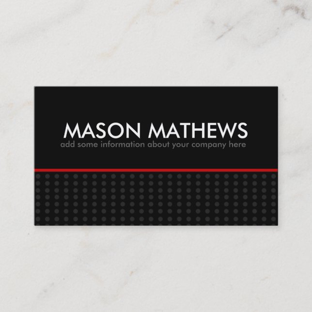 Mutige Visitenkarte (Vorderseite)