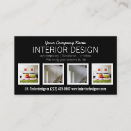 Mutiger 4 Foto-Innenarchitekt Visitenkarte