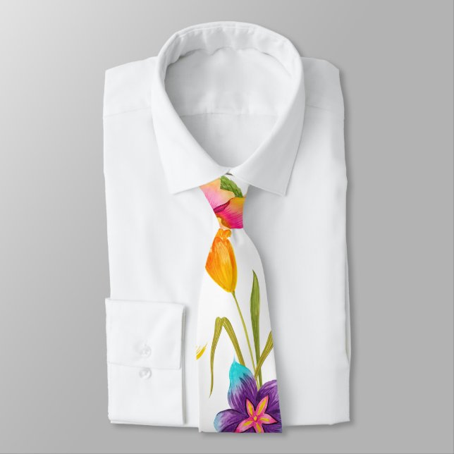 Mutiger bunter Sommer-Druck Krawatte (Gebunden)