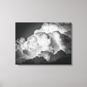 Mutiger flaumiger Wolken-Leinwand-Kunst-Druck Leinwanddruck