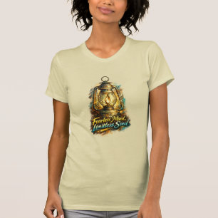 Mutiger Geist Grenzenlose Seele Inspirierendes Lat T-Shirt