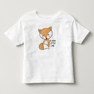 Mutiger kleiner Fuchs, niedlicher Fuchs zeichnend Kleinkind T-shirt