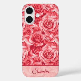 Mutiger Muttertag Geschenk Rosen Name iPhone 16 Hülle