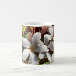Mutiger Plumeria Tasse