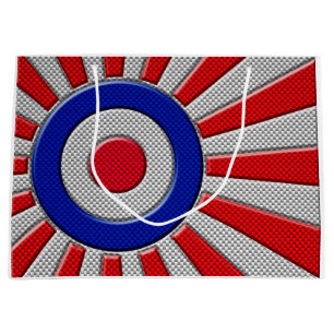 Mutiger Roundel Sonnendurchbruch-Entwurf in der Große Geschenktüte