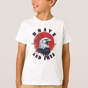 Mutiger und freier Adler T-Shirt