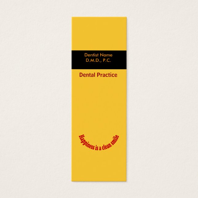 Mutiger Verabredungs-Zahnarzt (Vorderseite)