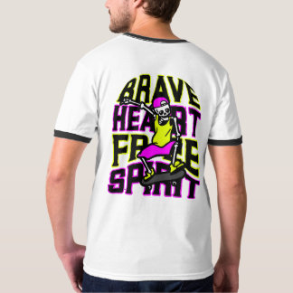 Mutiges Herz, freier Geist T-Shirt