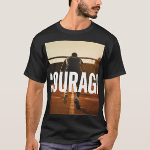 Mutiges Läufer-Motivations-T-Shirt, Athleten-Gesch T-Shirt