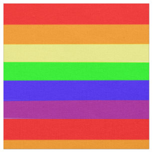 Mutiges Regenbogen-Gewebe Stoff
