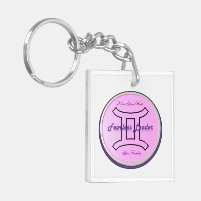 Mutiges Schlüsselanhänger (Vorderseite links)