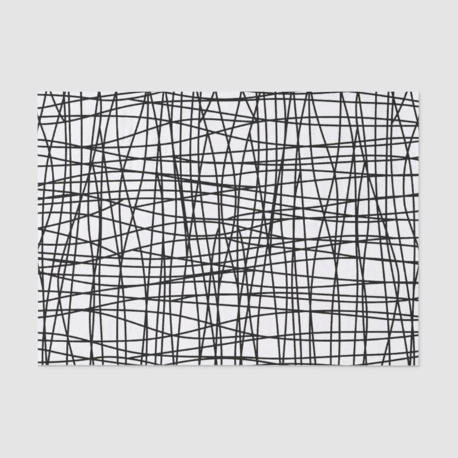 Mutiges schwarzes u. weißes seidenpapier (Vorderseite)