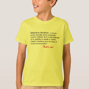 Mutismus-Definition T-Shirt