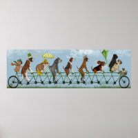 Mutley-Crew auf Tandem