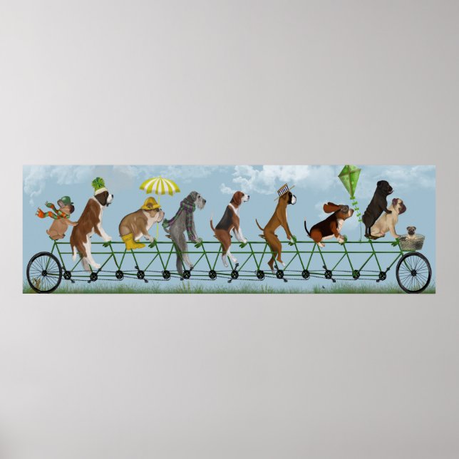 Mutley-Crew auf Tandem Poster (Vorne)