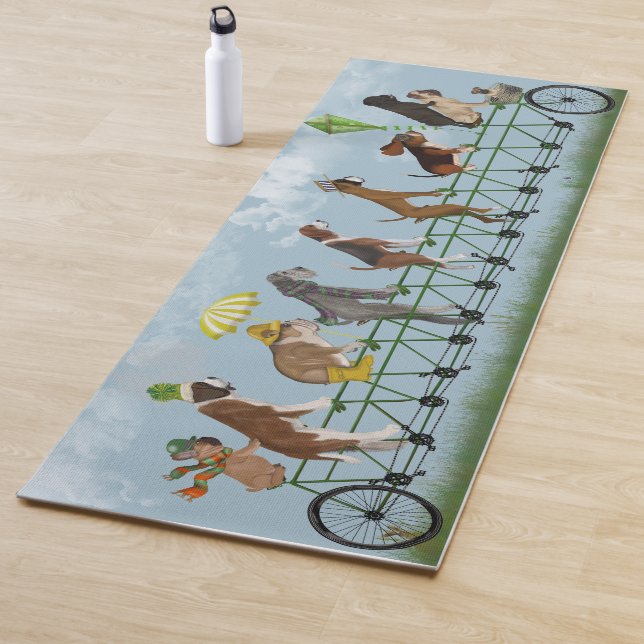 Mutley-Crew auf Tandem Yogamatte (Beispiel)