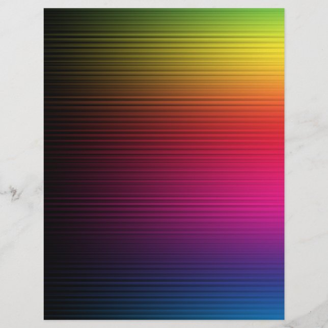 MUTLI-COLORED RAINBOW GRADIENT BACKGROUNDS STRIPES FLYER (Vorne)