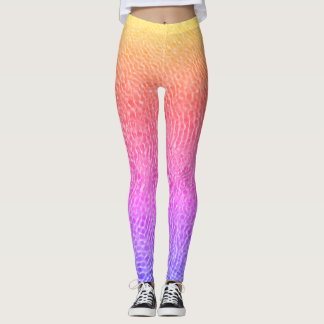 Mutli Farbrippelwasser Leggings