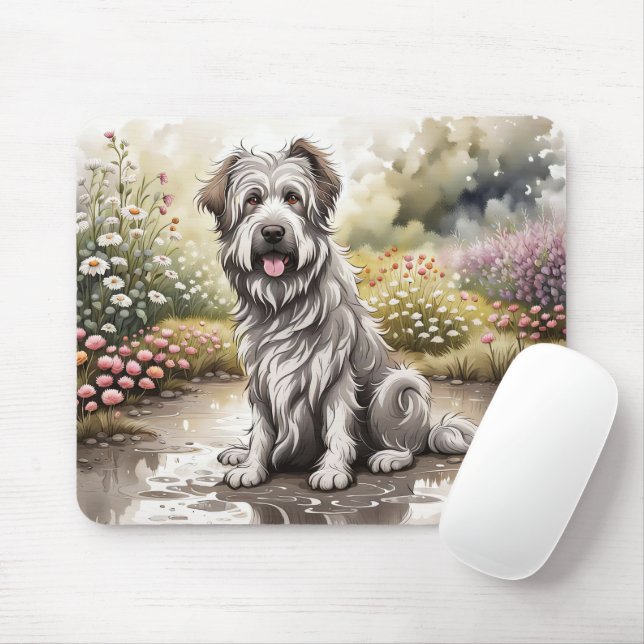 Mutt im Schlamm Mousepad (Mit Mouse)