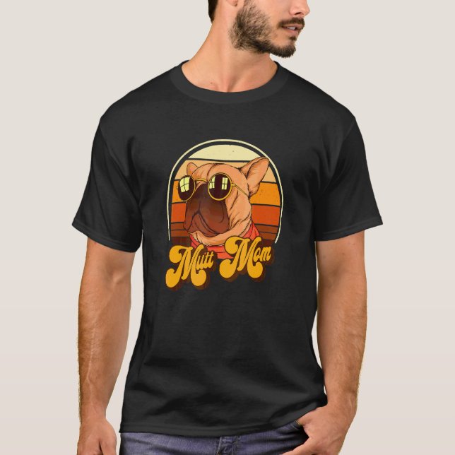 Mutt-Mama Spaß-Hund 5 T-Shirt (Vorderseite)