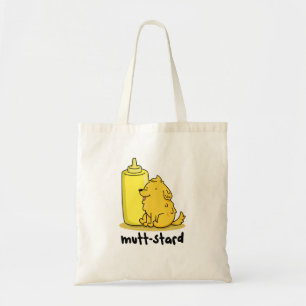 Mutt-stard Funny Doggy Mustard Pun Tragetasche