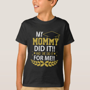 Mutter Abschluss Familienempfang Mama Schule T-Shirt