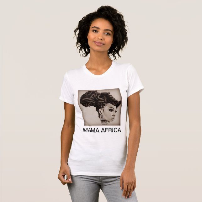 Mutter Afrika T-Shirt (Vorne ganz)