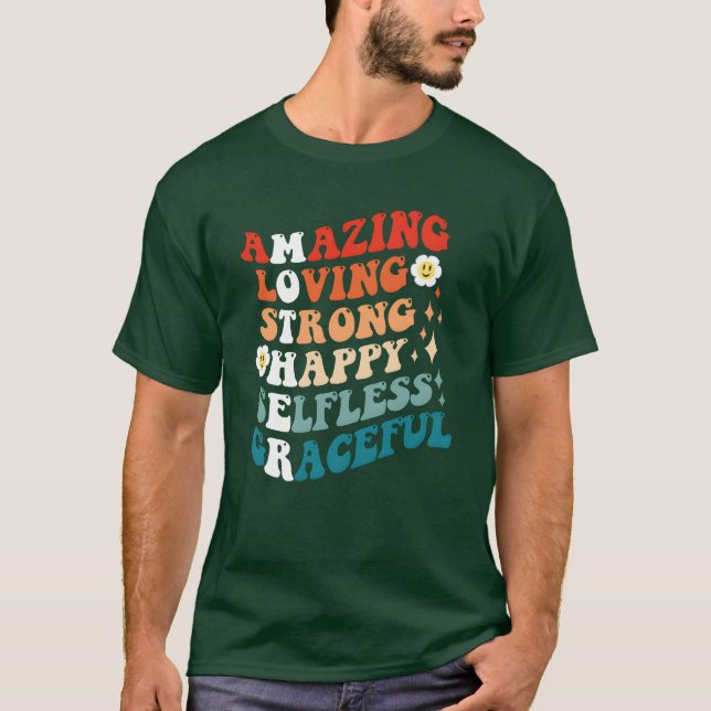 MUTTER Akronym bedeutet süße Mutterzettel T-Shirt (Vorderseite)