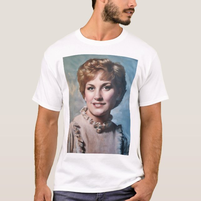 Mutter als Computer-Impasto-Ölgemälde  T-Shirt (Vorderseite)