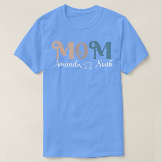 Mutter Amanda Noah Mütter Junge Mama Gigi Tante Fa T-Shirt (Design vorne)