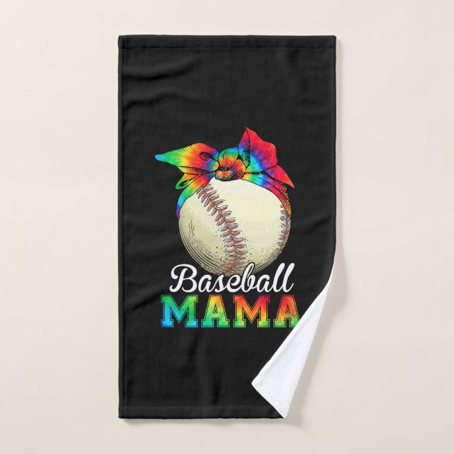 Mutter Art Baseball Mama Birthday Handtuch (Handtuch)