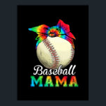 Mutter Art Baseball Mama Birthday Poster<br><div class="desc">Mutter Art Baseball Mama Birthday</div>