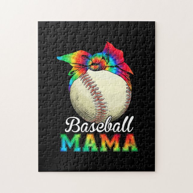 Mutter Art Baseball Mama Birthday Puzzle (Vertikal)