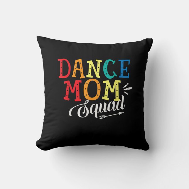 Mutter Art Dance Mama Squad Geburtstag Kissen (Vorderseite)