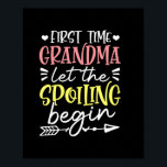 Mutter Art erste Mal Oma Birthday Poster<br><div class="desc">Mutter Art erste Mal Oma Birthday</div>