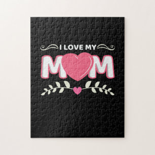 Mutter Art I Liebe Meine Mama Puzzle