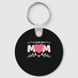 Mutter Art I Liebe Meine Mama Schlüsselanhänger