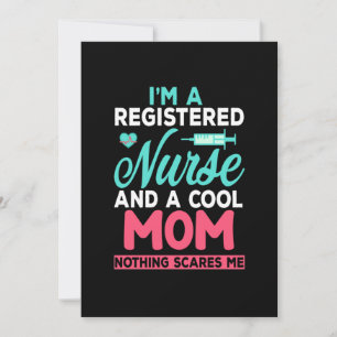 Mutter Art ist eine registrierte Krankenschwester  Feiertagskarte