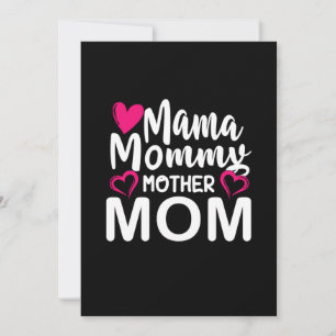 Mutter Art Mama Mommy Mother Feiertagskarte