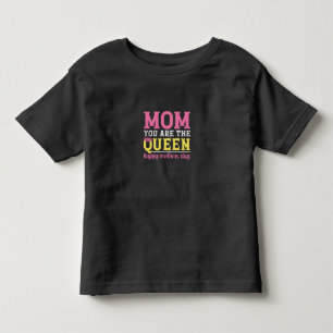 Mutter Art Mama Sie sind die Königin Kleinkind T-shirt