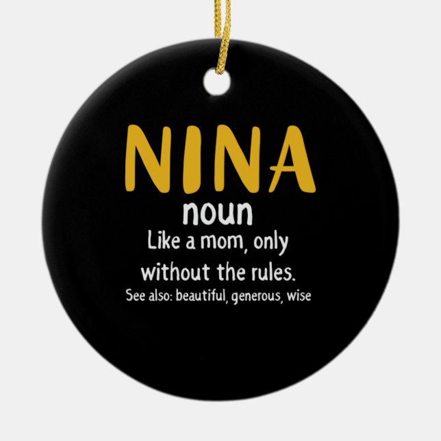 Mutter Art Nina Definition Keramik Ornament (Vorne)