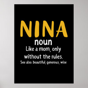 Mutter Art Nina Definition Poster