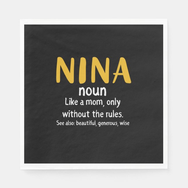 Mutter Art Nina Definition Serviette (Vorderseite)