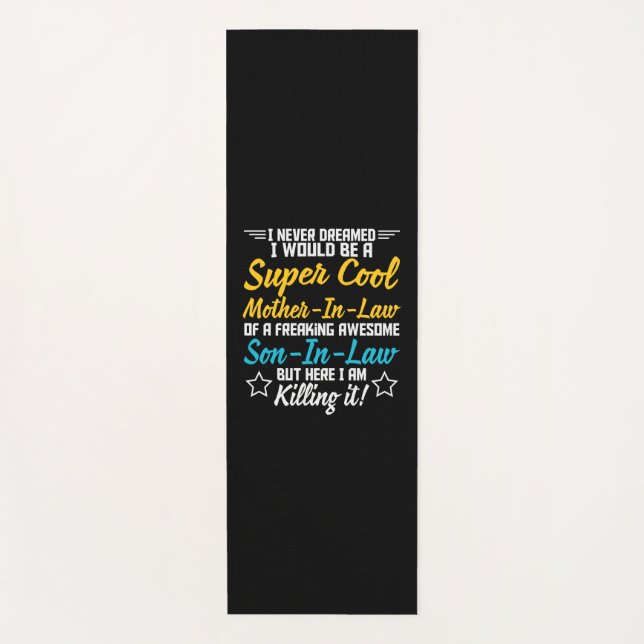 Mutter Art Super Cool Mutter im Jura Yogamatte (Vorderseite)