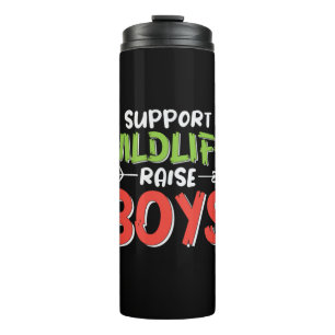 Mutter Art Support Wildlife Raise Boys Thermosbecher