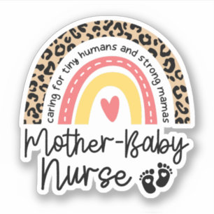 Mutter Baby Nurse Rainbow Postpartum Nurse Geschen Aufkleber